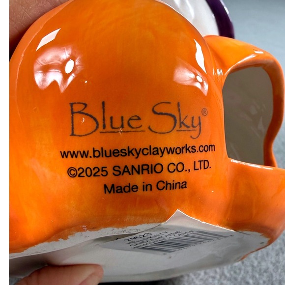Hello Kitty Halloween Pumpkin Candle House New Blue Sky Clayworks Sanrio - Picture 5 of 8